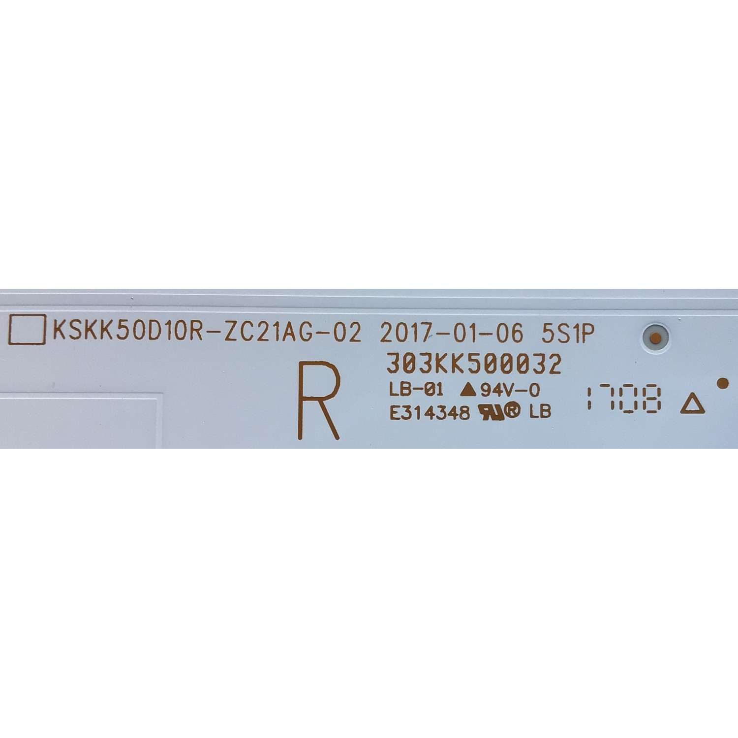 KIT DE LED'S PARA TV ELEMENT (10 PIEZAS) / NUMERO DE PARTE KSKK50D10L-ZC21AG-02 / KSKK50D10R-ZC21AG-02 / 303KK500031 / 303KK500032 / 170327B9 / KK500M03 / KK500M04 / 2010026763-1 / PANEL MD5002YTIF / DISPLAY V500DJ5-QS1 REV.R2 / MODELO ELST5016S - Imagen 4
